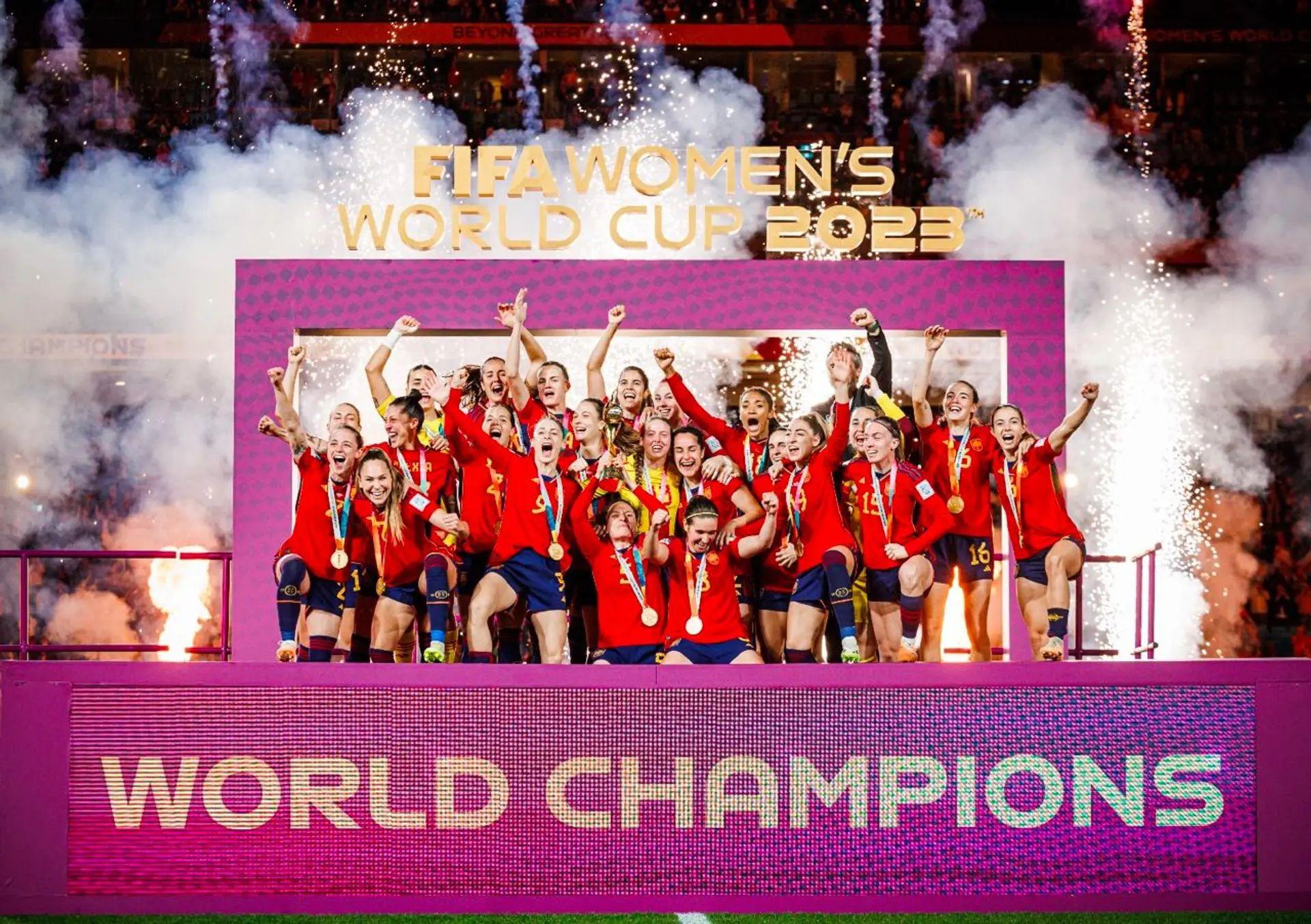 Женская сборная Испании по футболу впервые стала чемпионом мира