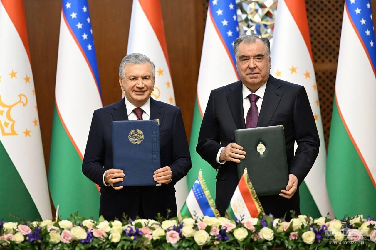 Узбекистан и Таджикистан подписали исторические документы, направленные на развитие союзнических отношений